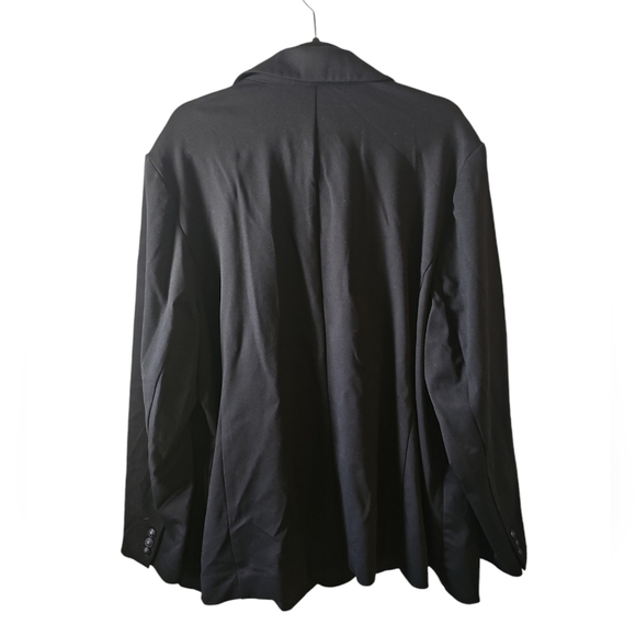 Lane Bryant The Bryant blazer sz 28 black double breasted buttons - Picture 6 of 8